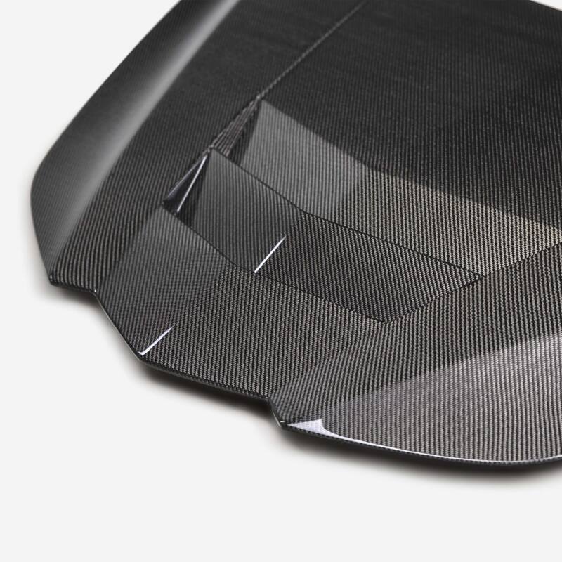 Chevrolet C8 Hood - Anderson Composites - Type-LT Double-Sided - Carbon - 2020